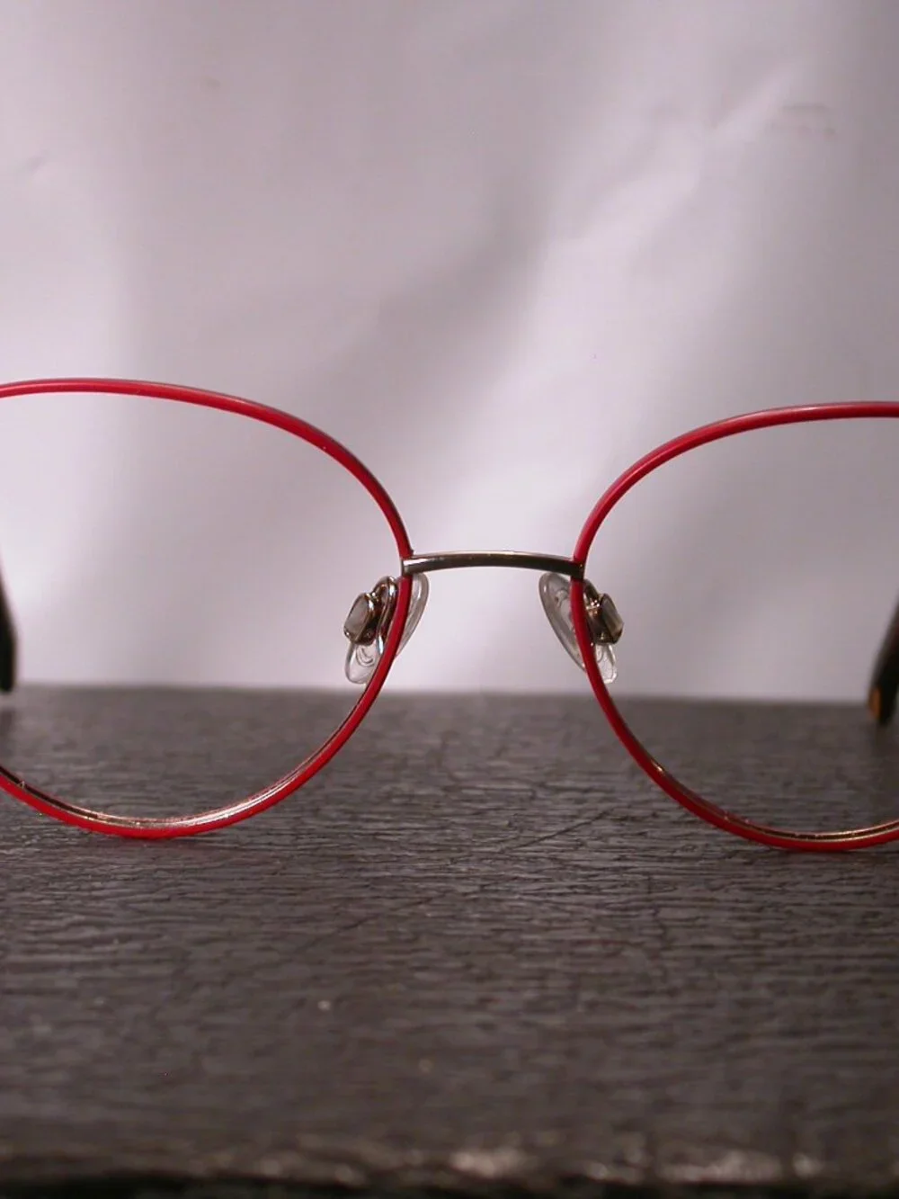 Warby Parker Arlen Red and Gold Round Tortoise Eyeglasses Frames